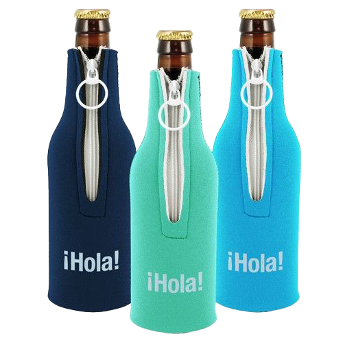 three bottle suits with soda bottles