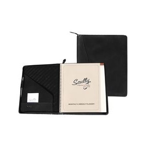 Nappa Leather Zip Wired Planner & Letter Pad